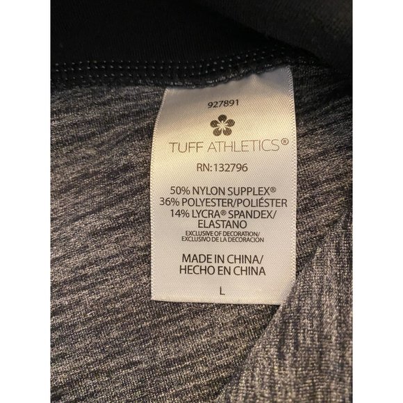 Tuff Athletics Heather Gray Leggings Women's L - Picture 7 of 8
